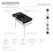 Fauceture VPB136K6ST Imperial Console Sink Basin W/Stainless Steel Leg, Blk/Nkl VPB136K6ST - alternate 3